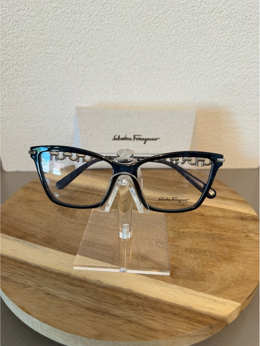 Salvatore Ferragamo Eyeglasses Blue Size OS